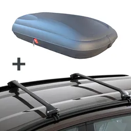 Dachbox ArtPlast 320 Liter + Dachträger Audi Q5 (8R) SUV 2008 - 2017