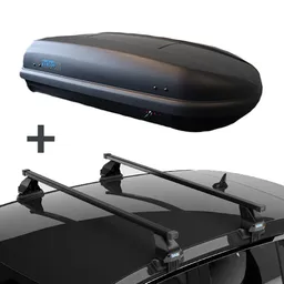 PerfectFit Dachbox 400 liter + PerfectFit Dachträger Citroen C4 5-türig Fließheck 2010 - 2018