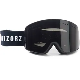Vizorz Skibrille mit schwarzem Visier - Inklusive Hartschale und Aufbewahrungstasche
