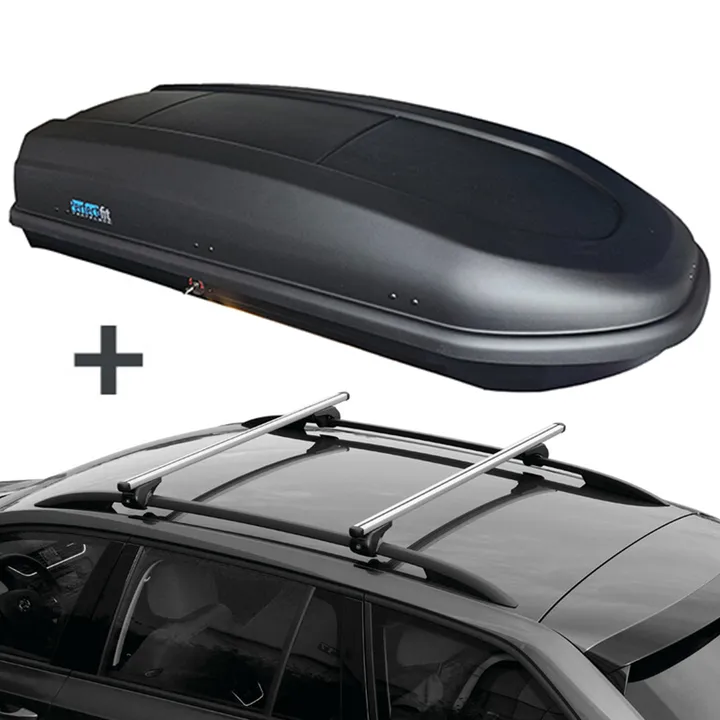 PerfectFit Dachbox 440 Liter + Nordrive Dachträger Nissan Murano 10/2008 - 05/2015